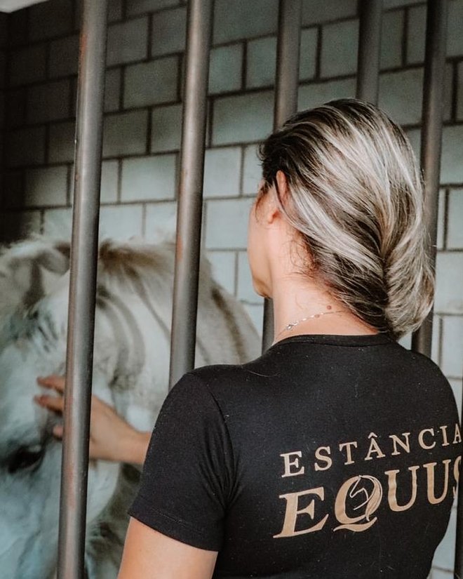 Patrícia, proprietária da Estância Equus